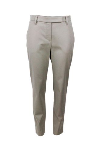 Cropped Stretched Trousers - Brunello Cucinelli - Modalova