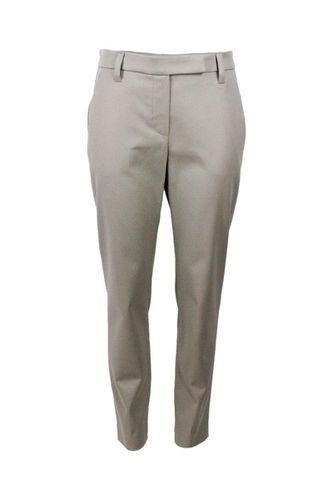 Cropped Stretched Trousers - Brunello Cucinelli - Modalova