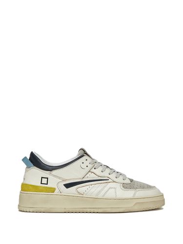 D. A.T. E. Torneo Mens Leather Sneaker - D.A.T.E. - Modalova