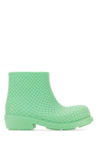 Mint Green Rubber Fireman Ankle Boots - Bottega Veneta - Modalova
