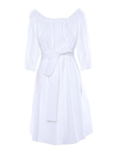 Parosh White Cotton Dress - Parosh - Modalova