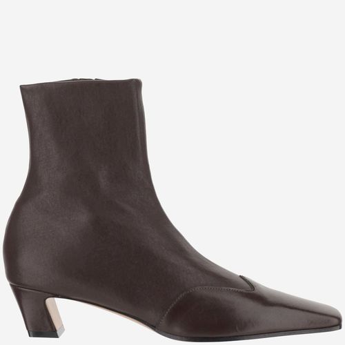 Nevada Ankle Stretch Leather Boot - Khaite - Modalova