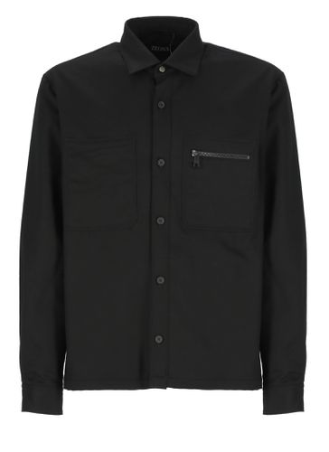 Zegna Wool Shirt - Zegna - Modalova