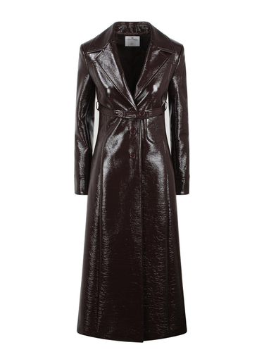 Belted Heritage Vinyl Coat - Courrèges - Modalova