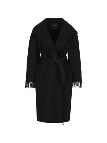 Balenciaga Belted Fringed Coat - Balenciaga - Modalova