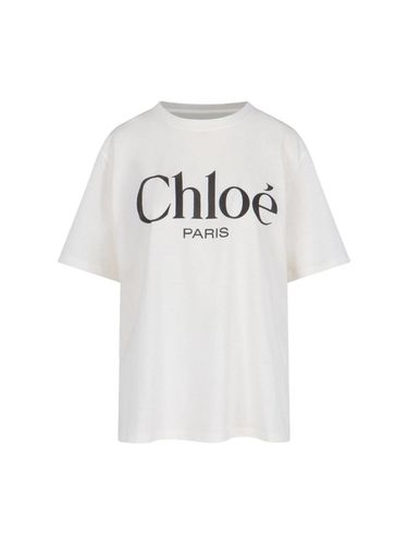 Chloé Logo T-shirt - Chloé - Modalova