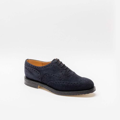 Fairfield 81 Navy Castoro Suede Oxford Shoe - Church's - Modalova