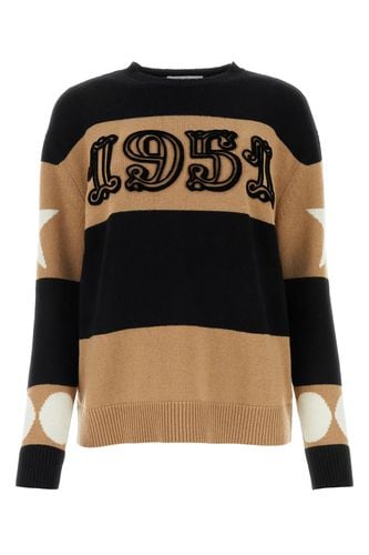 Embroidered Wool Blend Dirce Oversize Sweater - Max Mara - Modalova