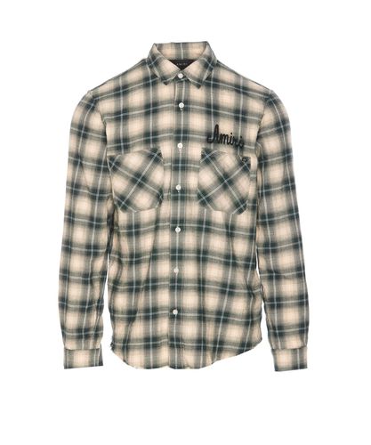 Amiri Shotgun Flannel Shirt - AMIRI - Modalova