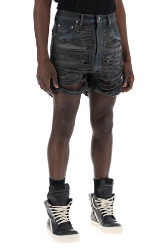 Geth Cut-off Distressed Shorts - DRKSHDW - Modalova