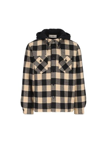 Celine Checkered Hooded Jacket - Celine - Modalova