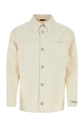 Fendi Ivory Cotton Blend Shirt - Fendi - Modalova