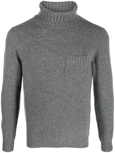 Grey Wool-cashmere Blend Jumper Sweater - Fedeli - Modalova