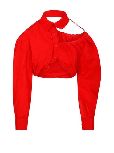 Jacquemus Asymmetric Cropped Shirt - Jacquemus - Modalova