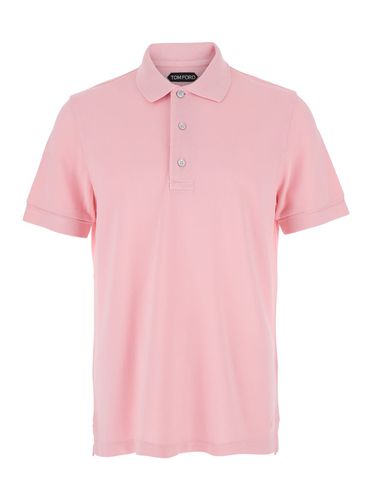 Pimk Short-sleeves Polo In Cotton Piquet Jersey Man - Tom Ford - Modalova