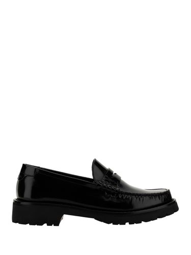 Saint Laurent Leather Loafer - Saint Laurent - Modalova