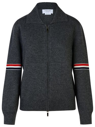 Thom Browne Grey Cashmere Sweater - Thom Browne - Modalova