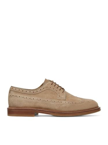 Decorative-stitching Leather Shoes - Brunello Cucinelli - Modalova