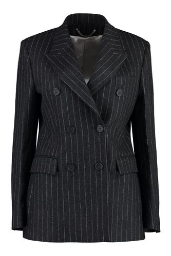 Pinstripe Double Breasted Blazer - Golden Goose - Modalova