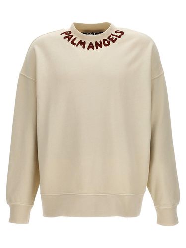 Logo Printed Crewneck Sweatshirt - Palm Angels - Modalova