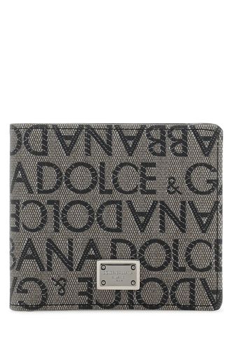 Embroidered Fabric Wallet - Dolce & Gabbana - Modalova