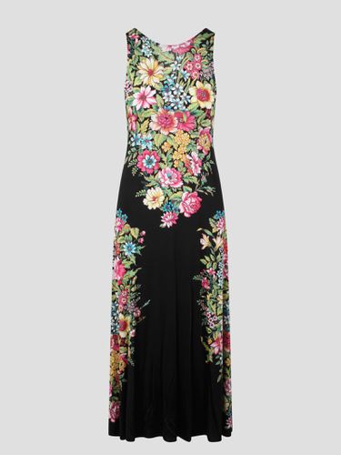 Floral Pattern Sleeveless Midi Dress - Etro - Modalova