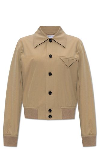 Collared Button-up Jacket - Bottega Veneta - Modalova