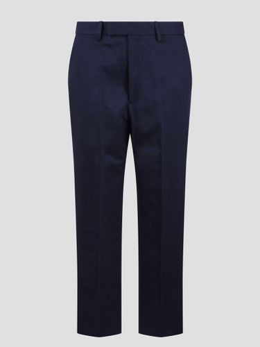 Web Detail Cotton Ankle Trousers - Gucci - Modalova