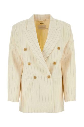 Double Breasted Pinstriped Blazer - Zimmermann - Modalova