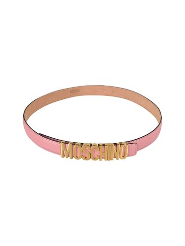 Moschino Lettering Logo Belt - Moschino - Modalova