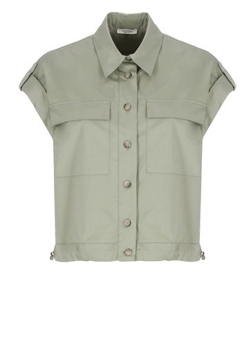 Military Short Sleeve Shirt - Peserico - Modalova