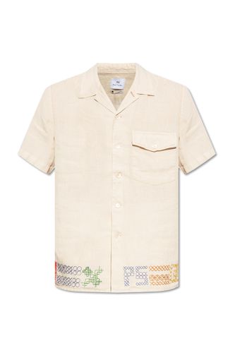 Linen Shirt With Short Sleeves - PS by Paul Smith - Modalova