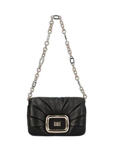 Logo Engraved Foldover Top Shoulder Bag - Roger Vivier - Modalova