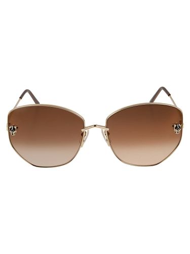 Butterfly Classic Sunglasses - Cartier Eyewear - Modalova