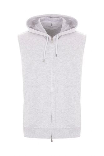 Drawstring Sleeveless Hoodie - Brunello Cucinelli - Modalova