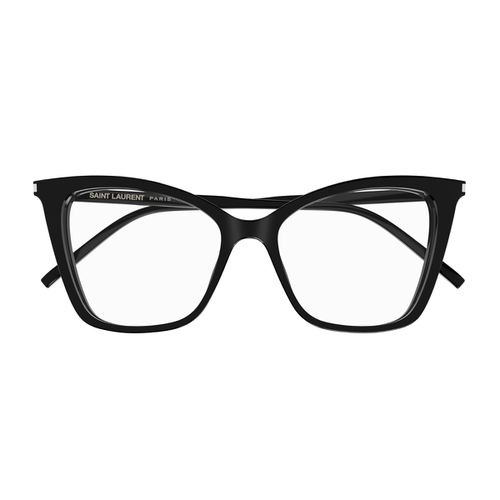 Saint Laurent Sl 386 Linea Corner Angle 001 Black Transpare Gloves - Saint Laurent Eyewear - Modalova