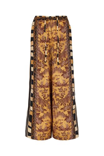 Printed Stretch Silk Pants - Pierre-Louis Mascia - Modalova