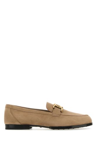 Tod's Cappuccino Suede Loafers - Tod's - Modalova