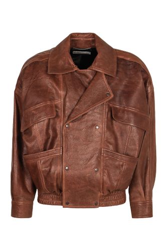 Lambskin Bomber Jacket - Saint Laurent - Modalova