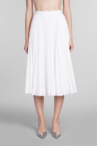 Theory Skirt In White Polyester - Theory - Modalova