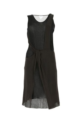 Cut-out Layered Knit Dress - Bottega Veneta - Modalova