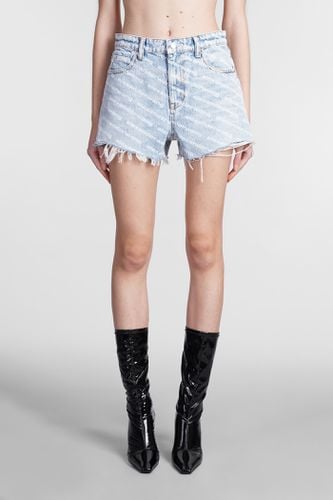 Shorts With All Over Logo - Alexander Wang - Modalova