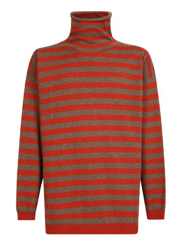 Alpaca Wool- Blend High Neck Sweater - Lardini - Modalova