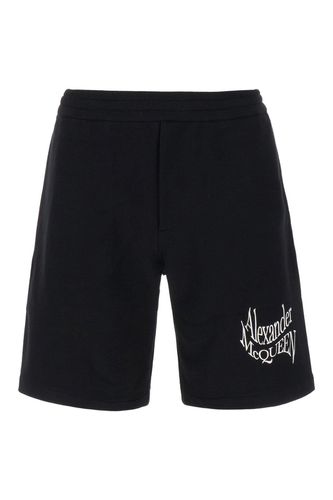 Alexander McQueen Bermuda With Logo - Alexander McQueen - Modalova