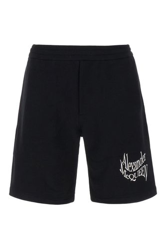 Warped Logo Bermuda Shorts - Alexander McQueen - Modalova
