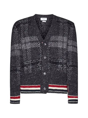 Thom Browne Tartan V-neck Cardigan - Thom Browne - Modalova