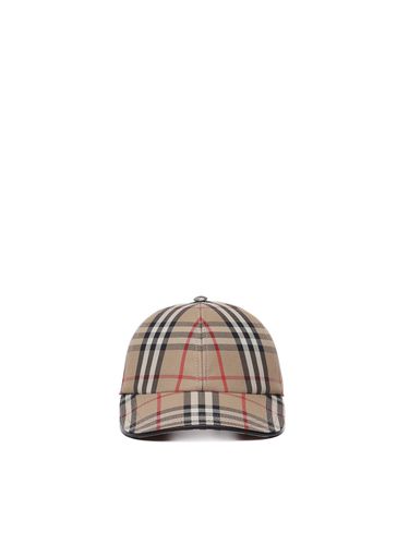 Vintage Check Hat In Cotton - Burberry - Modalova