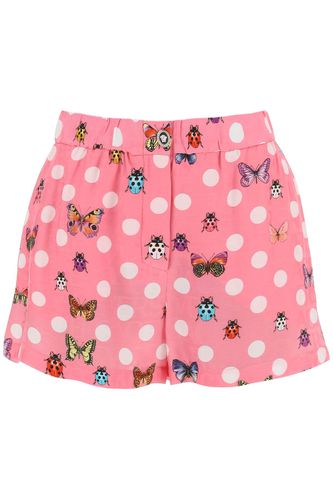 Butterflies & ladybugs Polka Dot Shorts - Versace - Modalova
