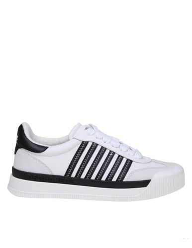 New Jersey Sneakers In /black Leather - Dsquared2 - Modalova