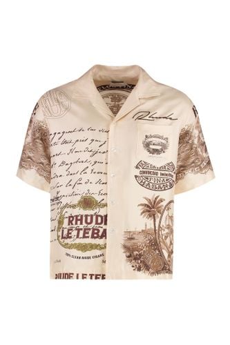 Rhude Printed Silk Shirt - Rhude - Modalova